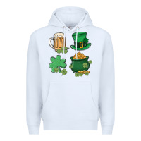 White pot of gold Premium Hoodie - MaliasSmallBusiness