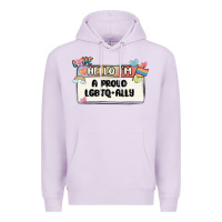 Lilac proud ally Premium Hoodie - MaliasSmallBusiness