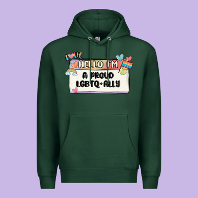 Premium Hoodie proud ally