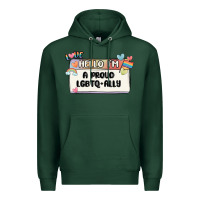 Sports Green proud ally Premium Hoodie - MaliasSmallBusiness