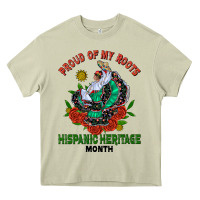 Mossy traditional lady hispanic heritage month Heavy Core Tee - BundleAndBundleShop