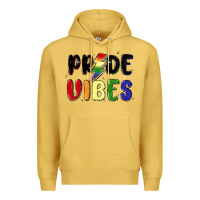 Antique Gold pride vibes Premium Hoodie - MaliasSmallBusiness