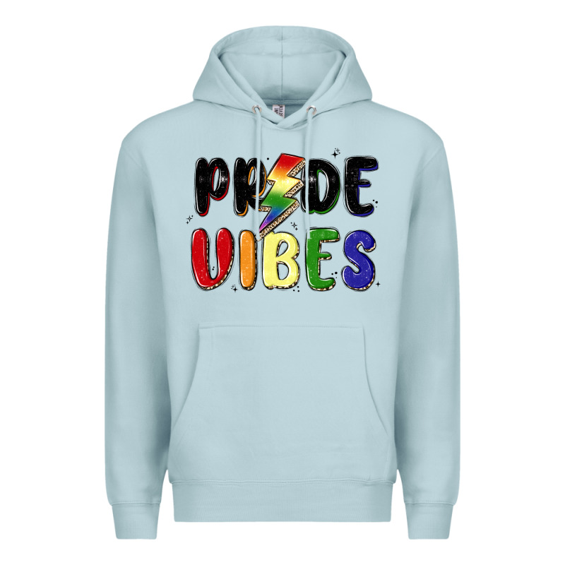 Pride Vibes Premium Hoodie by MaliasSmallBusiness | Teevron