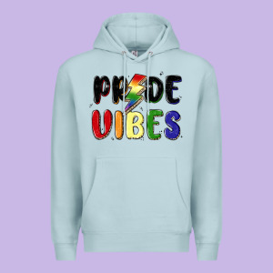 Pride Vibes Premium Hoodie Designed By Maliassmallbusiness