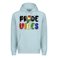 Blue Mist pride vibes Premium Hoodie - MaliasSmallBusiness