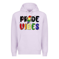 Lilac pride vibes Premium Hoodie - MaliasSmallBusiness