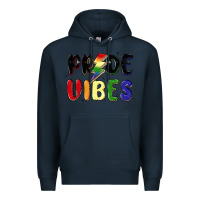 Navy pride vibes Premium Hoodie - MaliasSmallBusiness
