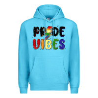 Ocean Blue pride vibes Premium Hoodie - MaliasSmallBusiness