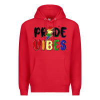 Red pride vibes Premium Hoodie - MaliasSmallBusiness