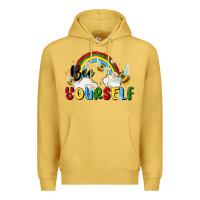 Antique Gold bee yourself Premium Hoodie - MaliasSmallBusiness