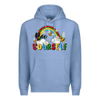 Colony Blue bee yourself Premium Hoodie - MaliasSmallBusiness