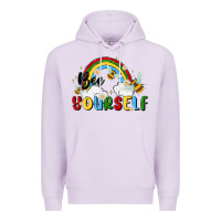 Lilac bee yourself Premium Hoodie - MaliasSmallBusiness