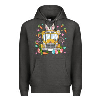 Charcoal Heather easter school bus Premium Hoodie - MaliasSmallBusiness