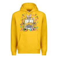 Lemon easter school bus Premium Hoodie - MaliasSmallBusiness