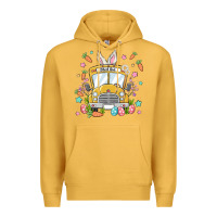 Mustard easter school bus Premium Hoodie - MaliasSmallBusiness