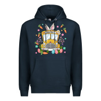 Navy easter school bus Premium Hoodie - MaliasSmallBusiness