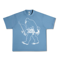 Pebble Blue bigfoot fishing adventure Urban Heavy Tee - tatanardila111