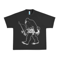 Pigment Black bigfoot fishing adventure Urban Heavy Tee - tatanardila111