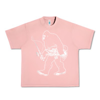 Salmon bigfoot fishing adventure Urban Heavy Tee - tatanardila111