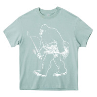 Arona bigfoot fishing adventure Heavy Core Tee - tatanardila111