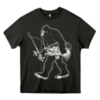 Asphalt bigfoot fishing adventure Heavy Core Tee - tatanardila111