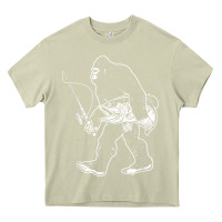 Mossy bigfoot fishing adventure Heavy Core Tee - tatanardila111