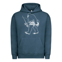 Pigment Midnight Navy bigfoot fishing adventure Urban Hoodie - tatanardila111