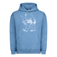 Pigment Pebble Blue bigfoot fishing adventure Urban Hoodie - tatanardila111