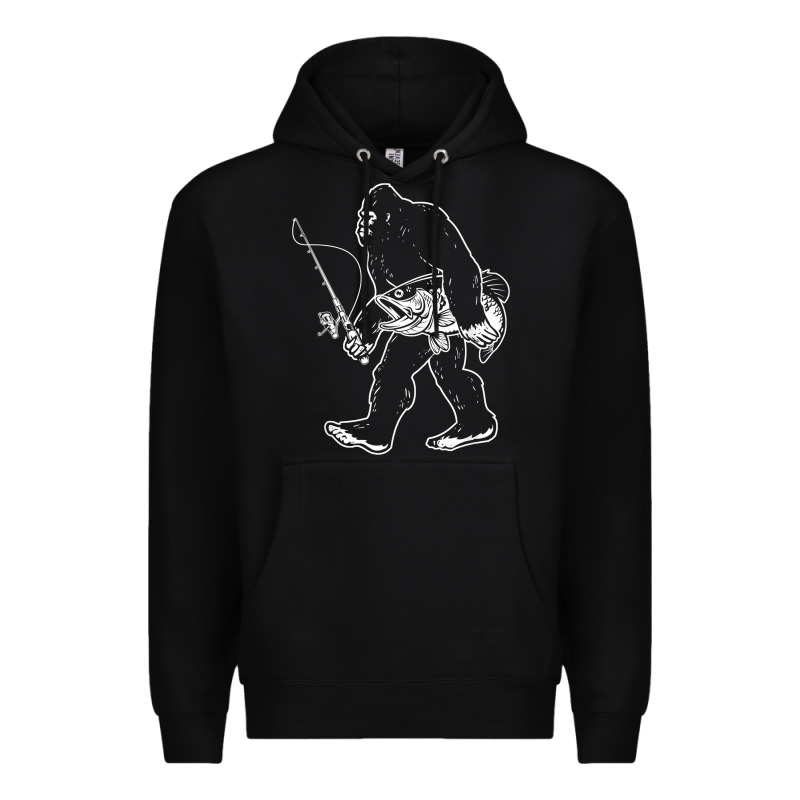 Bigfoot Fishing Adventure Premium Hoodie by tatanardila111 | Teevron