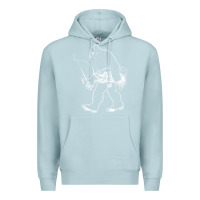 Blue Mist bigfoot fishing adventure Premium Hoodie - tatanardila111