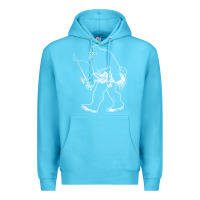 Ocean Blue bigfoot fishing adventure Premium Hoodie - tatanardila111