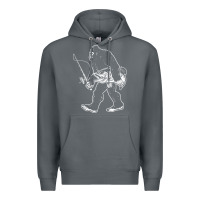 Rock bigfoot fishing adventure Premium Hoodie - tatanardila111