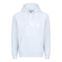 White bigfoot fishing adventure Premium Hoodie - tatanardila111