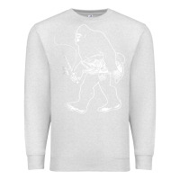 Oatmeal Heather bigfoot fishing adventure Premium Sweatshirt - tatanardila111