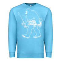 Ocean Blue bigfoot fishing adventure Premium Sweatshirt - tatanardila111