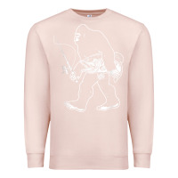 Pale Pink bigfoot fishing adventure Premium Sweatshirt - tatanardila111