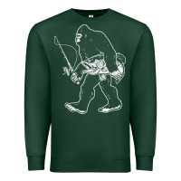 Sports Green bigfoot fishing adventure Premium Sweatshirt - tatanardila111
