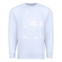 White bigfoot fishing adventure Premium Sweatshirt - tatanardila111