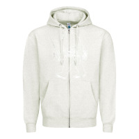 Oatmeal Heather bigfoot fishing adventure Zipper Hoodie - tatanardila111