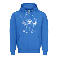 True Royal bigfoot fishing adventure Zipper Hoodie - tatanardila111