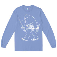 Colony Blue bigfoot fishing adventure Long Sleeve Tee - tatanardila111