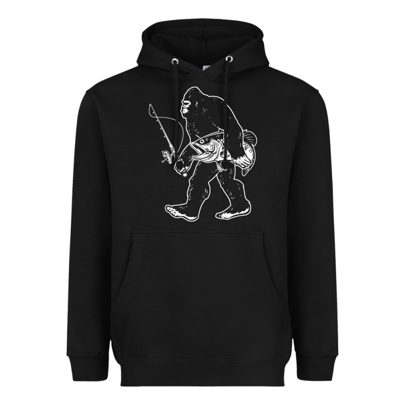 Bigfoot Fishing Adventure Heavyweight Hoodie by tatanardila111 | Teevron