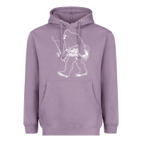 Lavender bigfoot fishing adventure Heavyweight Hoodie - tatanardila111