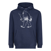 Navy bigfoot fishing adventure Heavyweight Hoodie - tatanardila111