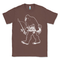 Chestnut bigfoot fishing adventure Classic Tee - tatanardila111