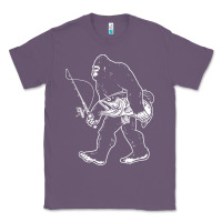 Lavender bigfoot fishing adventure Classic Tee - tatanardila111