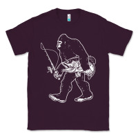 Plum bigfoot fishing adventure Classic Tee - tatanardila111