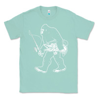 Seafoam bigfoot fishing adventure Classic Tee - tatanardila111