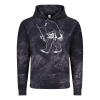 Cloud Black bigfoot fishing adventure Vintage Hoodie - tatanardila111