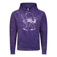Cloud Purple bigfoot fishing adventure Vintage Hoodie - tatanardila111